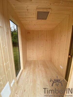 Moderne badstue utendørs sauna hytte (16)