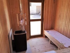 Moderne badstue utendørs sauna hytte mini (24)