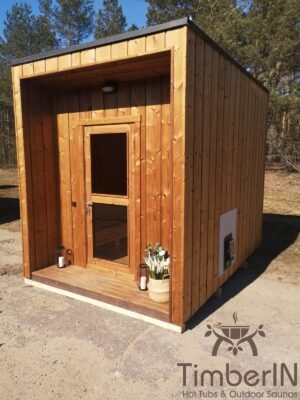 Moderne badstue utendørs sauna hytte mini (34)