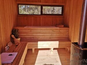 Moderne badstue utendørs sauna hytte mini (48)