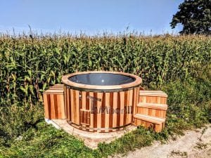 Elektrisk utendørs badestamp Wellness konisk (26)