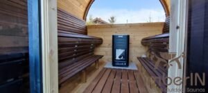 Utendørs badstuer sauna tønne LUXE (22)